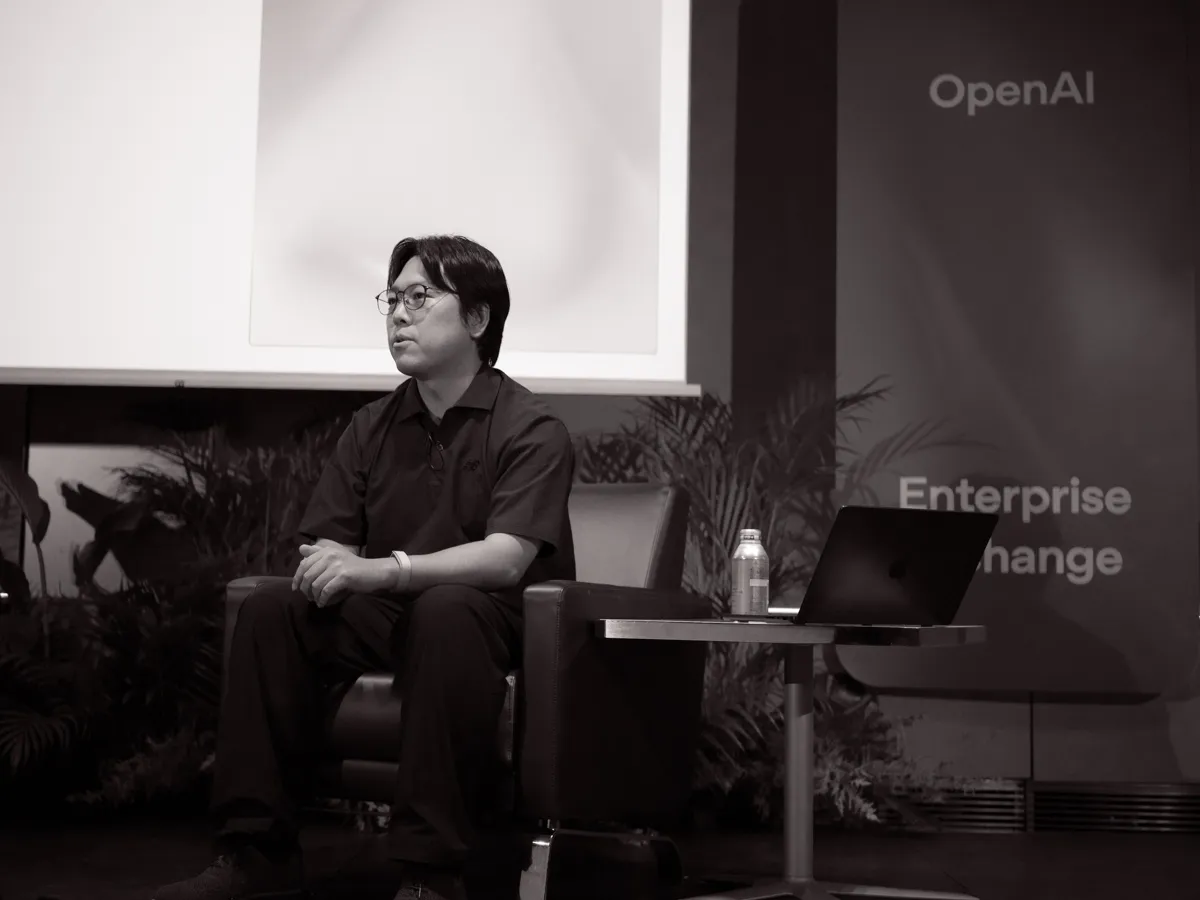 OpenAIイベント登壇時のGeorge Yoshida